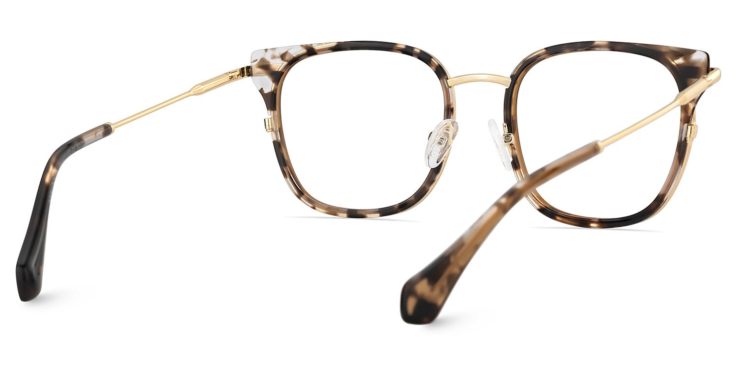 Cameron Eyeglasses in Square Tortoise Frame | Zeelool5