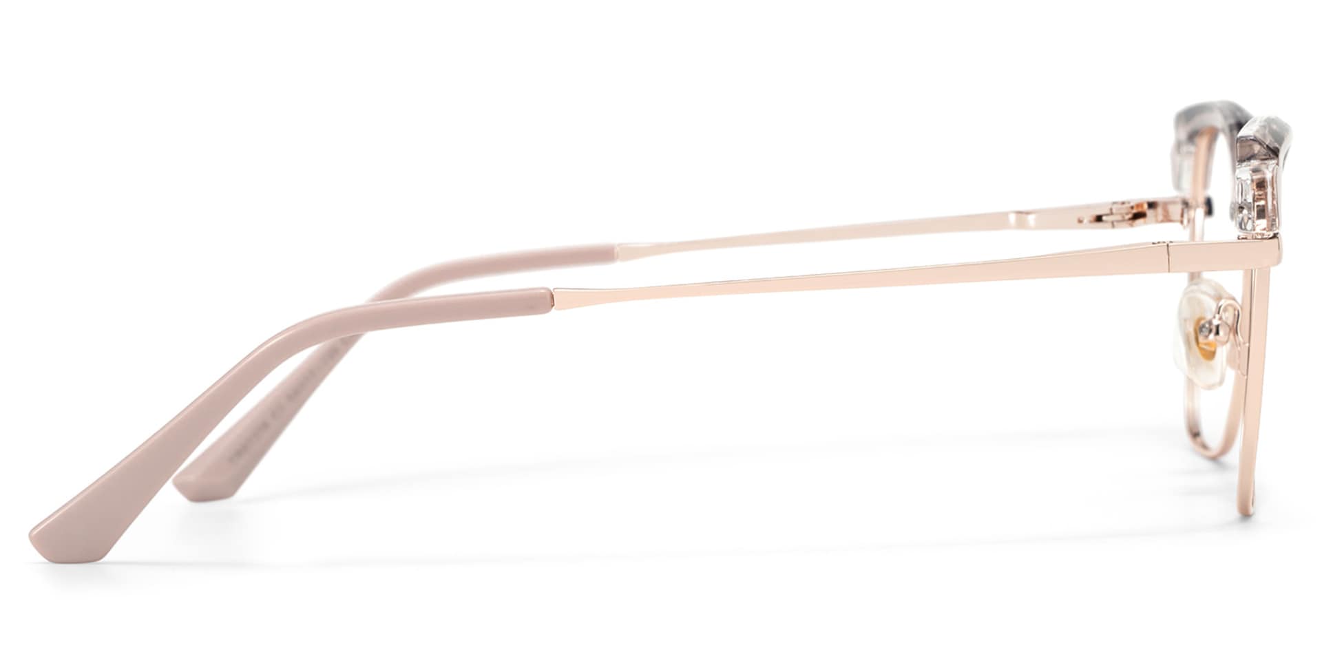 Phoebe Browline Khaki Frame Eyeglasses for Woman| ZEELOOL4