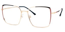 Baez Square Black-Red Glasses1
