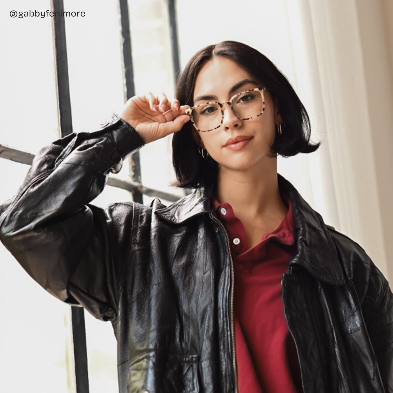 Zoe Tortoise Frame Glasses with Square Frame Online | ZEELOOL