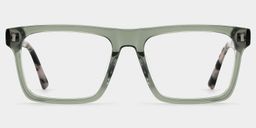 Henry Rectangle Gray Green Glasses1