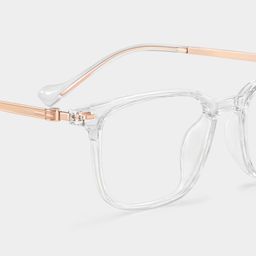 William Rectangle Clear Glasses4