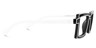 Zephyr Rectangle Black Glasses3