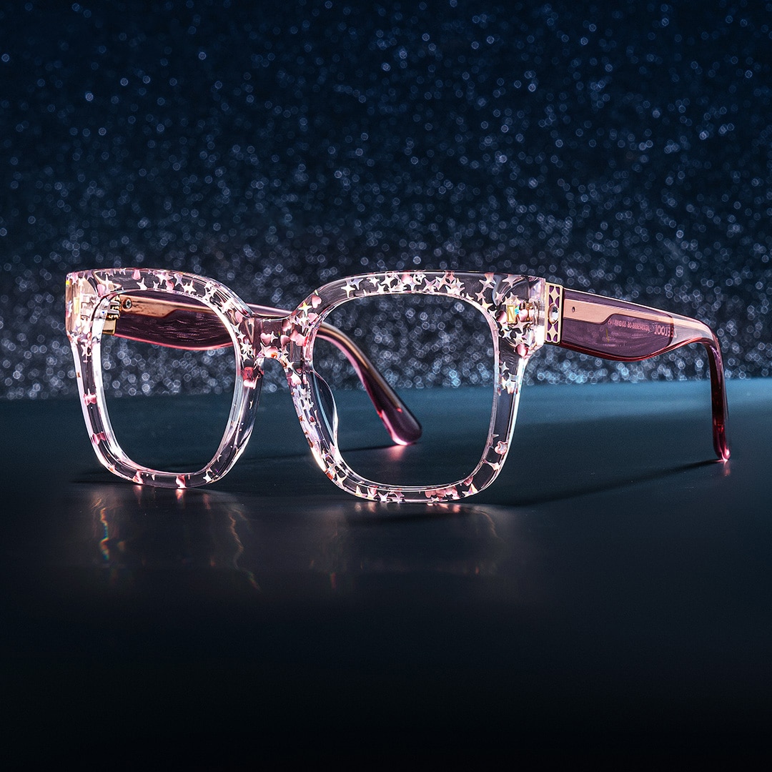 Scicluna Square Pink Glasses