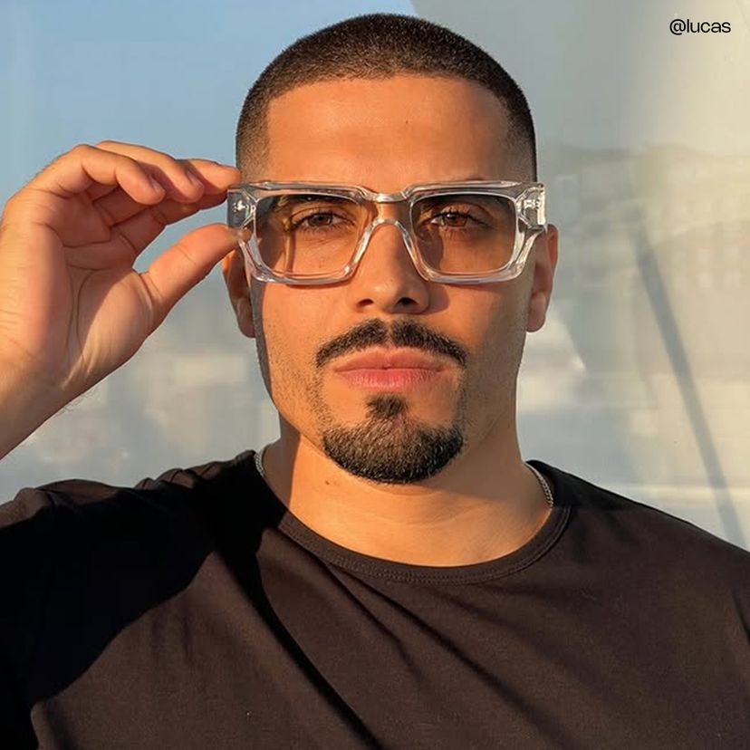 Garza Rectangle Clear Glasses