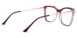 Krystle Red Square Glasses3