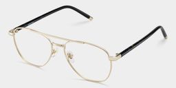 Calvin Aviator Gold Glasses4