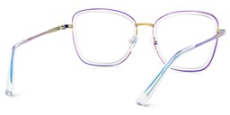 Kussy Square Iridescent Glasses5