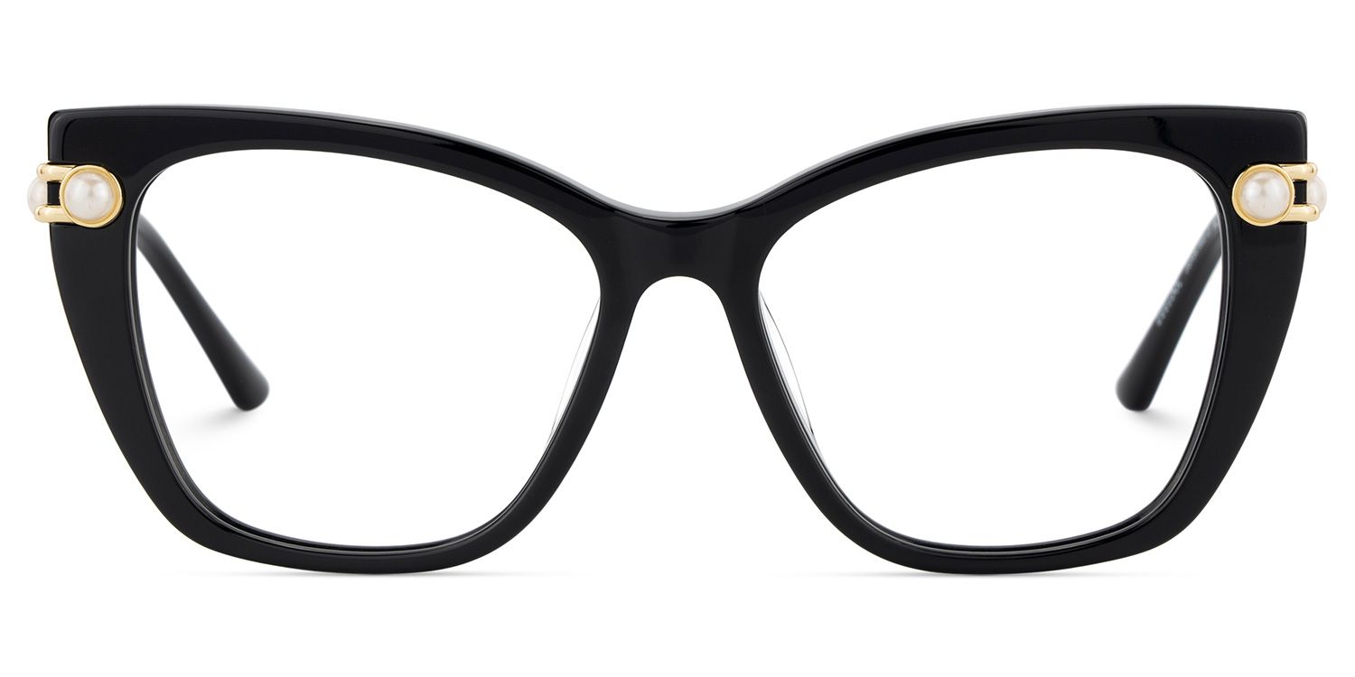 Victor Eyeglasses in Cat eye Black Frame | Zeelool2