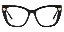 Victor Black Cat eye Glasses2