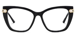 Victor Cat eye Black Glasses2