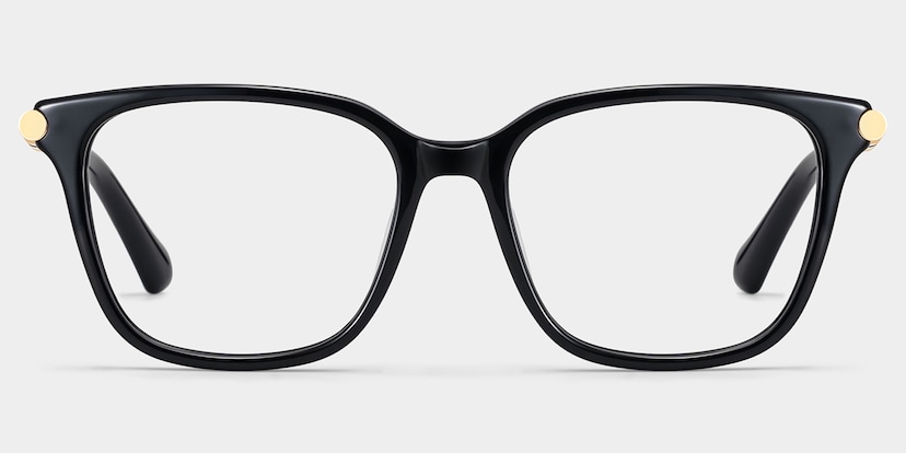 Delilah Square Black Glasses