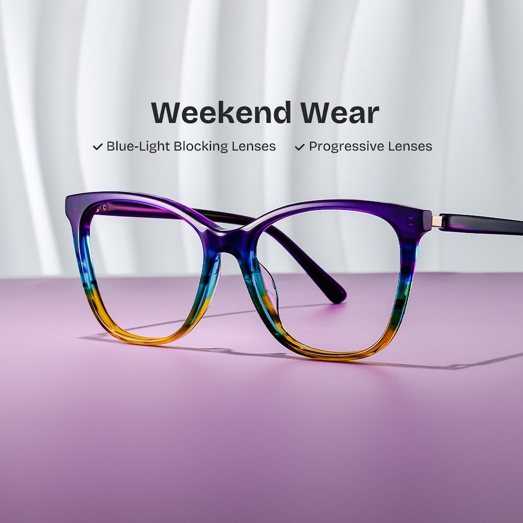 Gage Butterfly Colorful Glasses