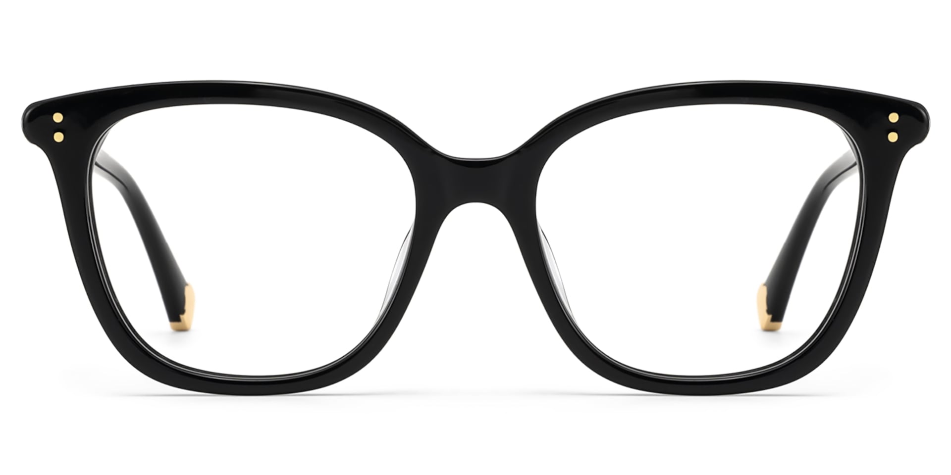Square Black Eyeglasses- Miles Acetate Frame Glasses3