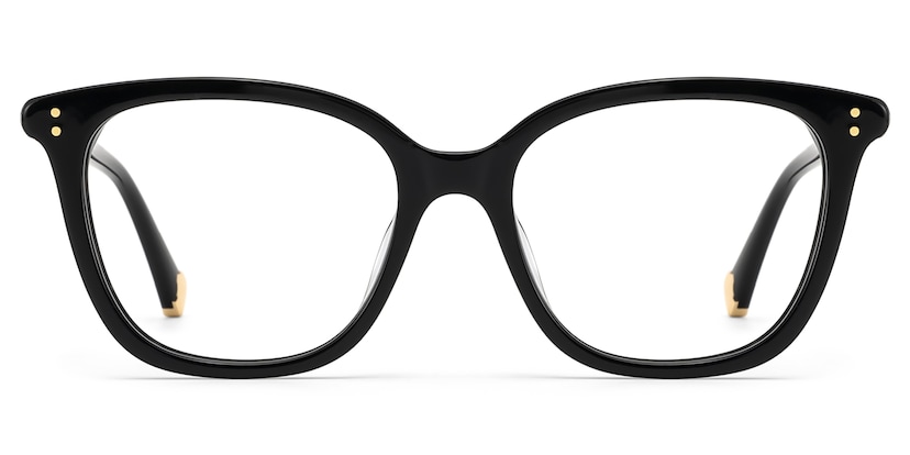 Miles Square Black Glasses