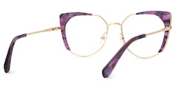 Ketty Cateye Purple Glasses3