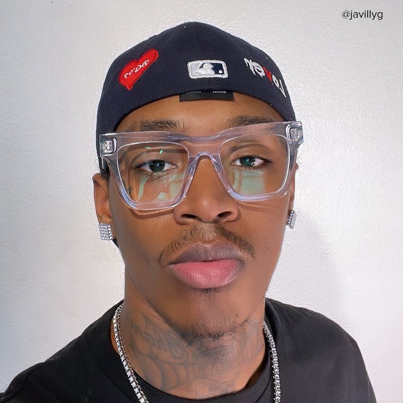 Square Janae Clear Glasses on sale -Zeelool Glasses5