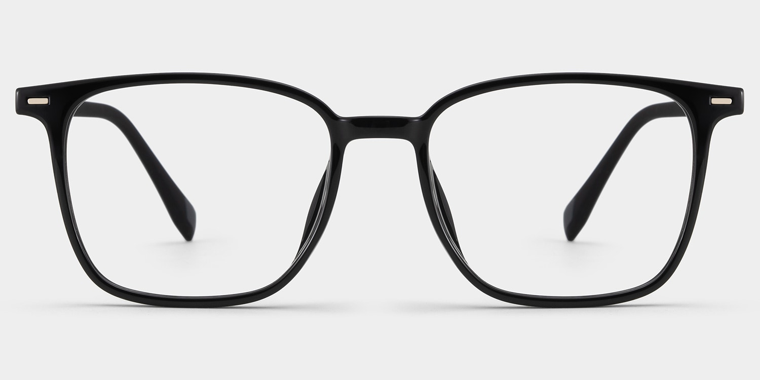 Charles Square Black Glasses