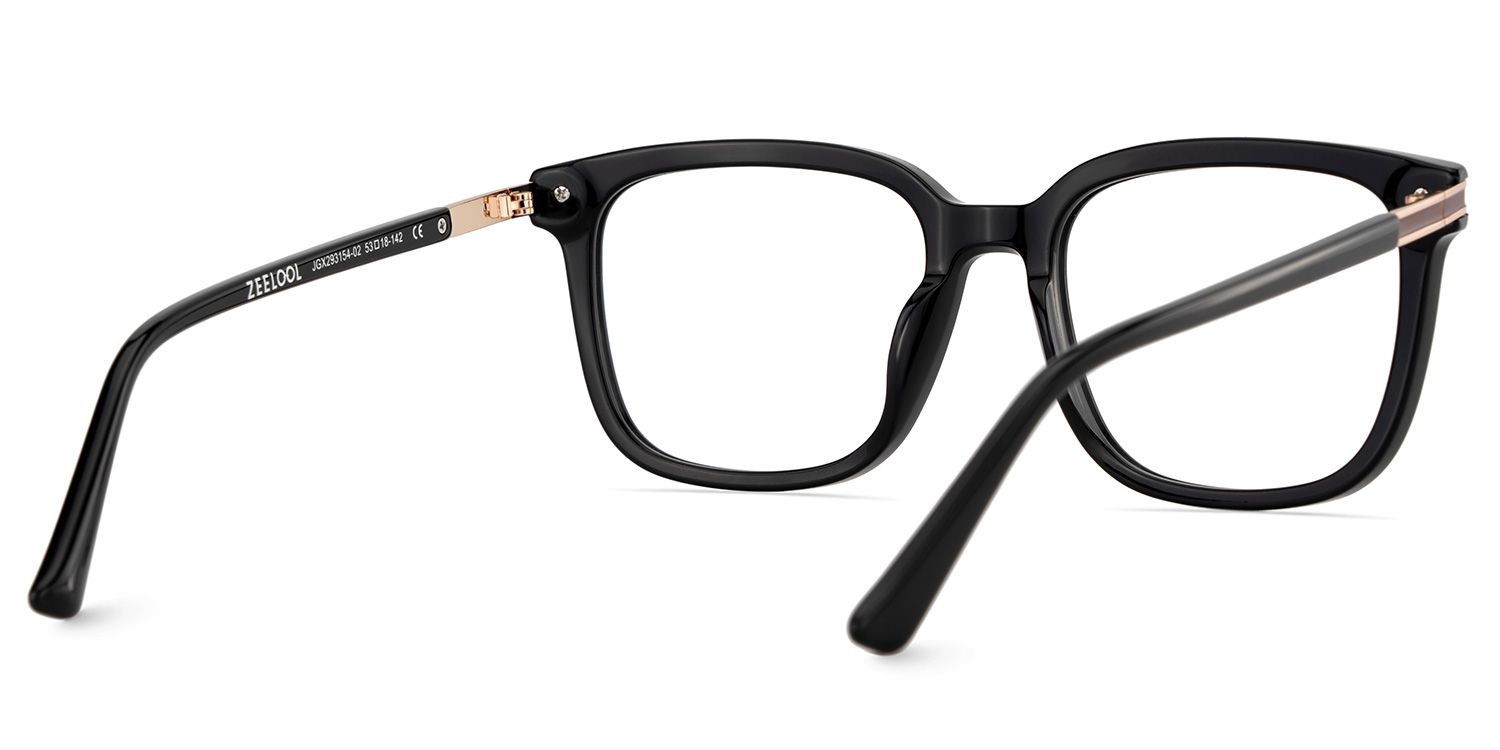 Kenny Square Glasses Thin Frame | Zeelool5