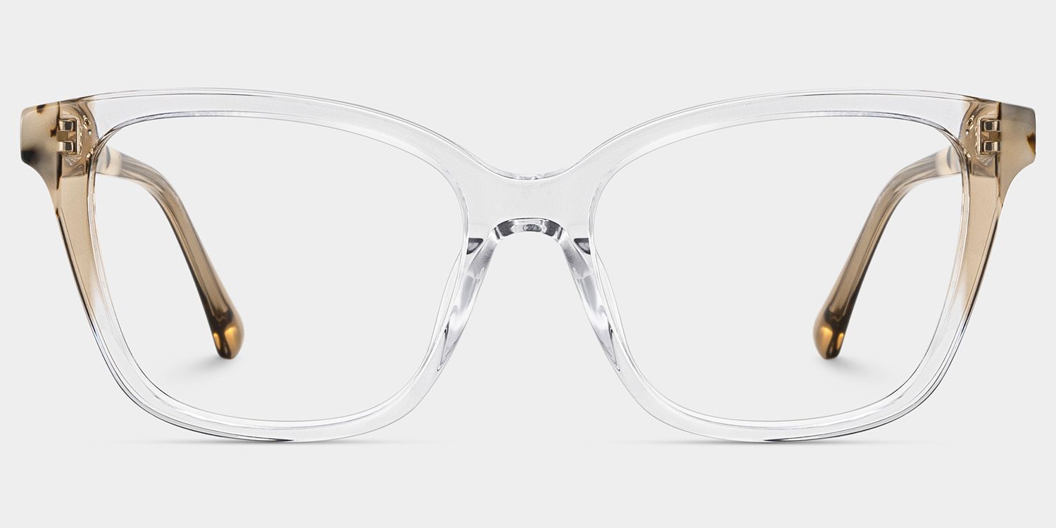 Lena Square Clear Frame Eyeglasses for Woman| ZEELOOL1