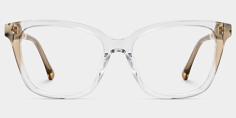 Lena Square Clear Glasses