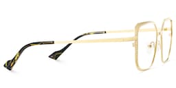 Maverick Square Gold Glasses4