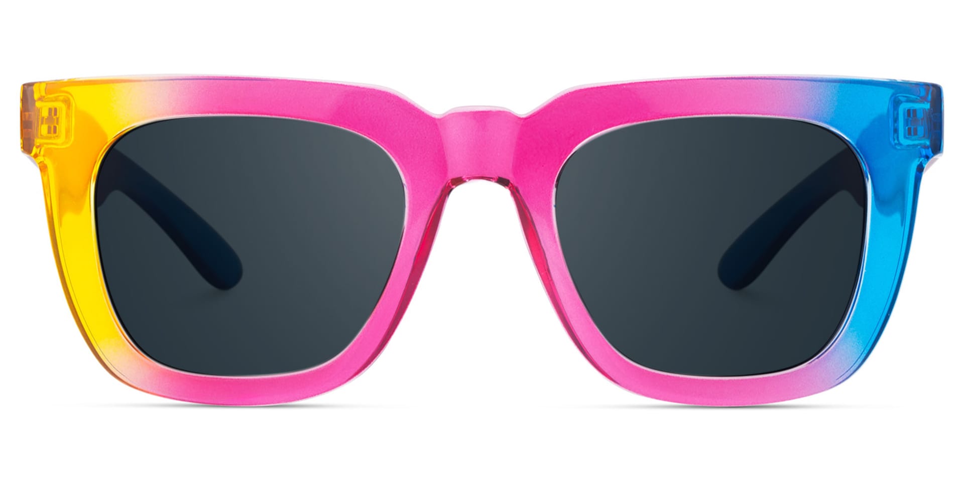 Clea Rectangle Multicolor Frame Sunglasses0
