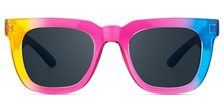 Clea Rectangle Multicolor Sunglasses