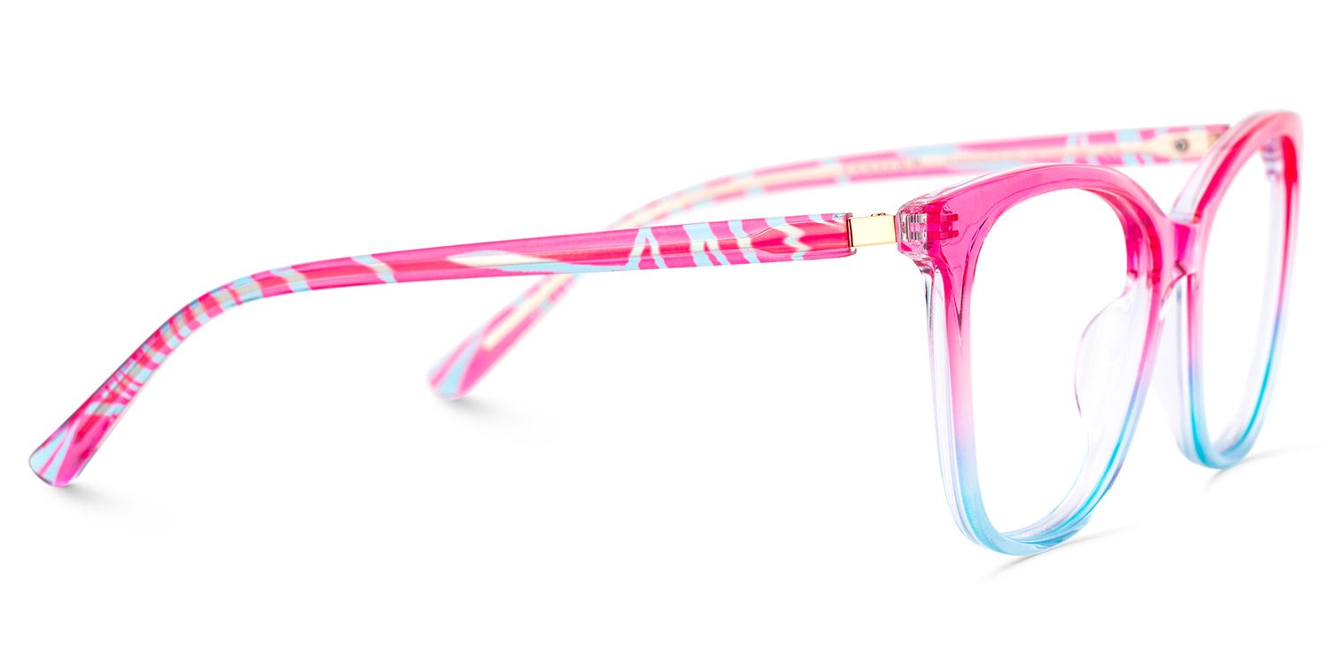 Gage Butterfly Pink Color Frame Glasses for Women | Zeelool4