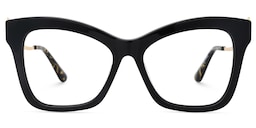 Elida Butterfly Black Glasses0