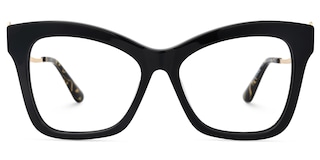 Elida Butterfly Black Glasses0