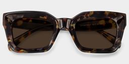 Nevaeh Tortoise Square Sunglasses1
