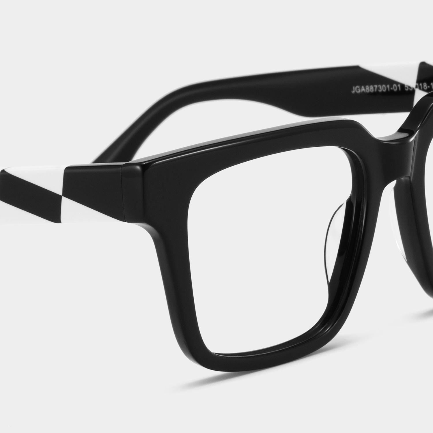 Harriet Square Black Frame Eyeglasses for Man| ZEELOOL5