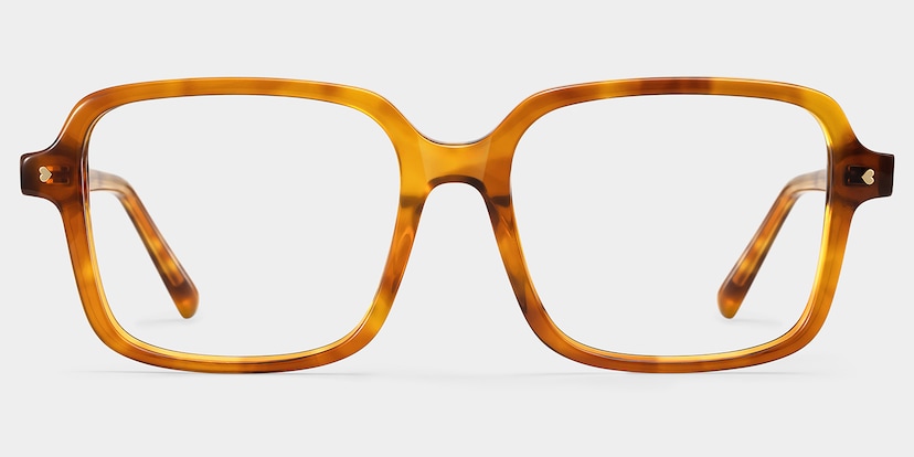 Talia Square Yellow Glasses