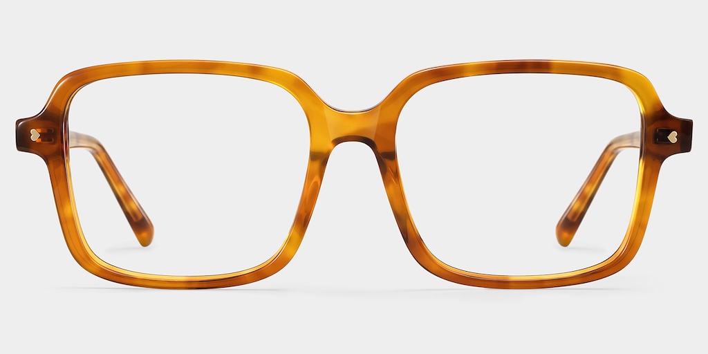 Talia Square Yellow Glasses