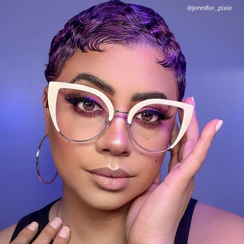 Brewer Cateye White Glasses4