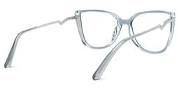 Celisa Cateye Blue Glasses3