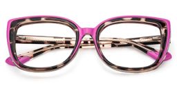 Fenn Cateye Pink Tortoise Glasses1