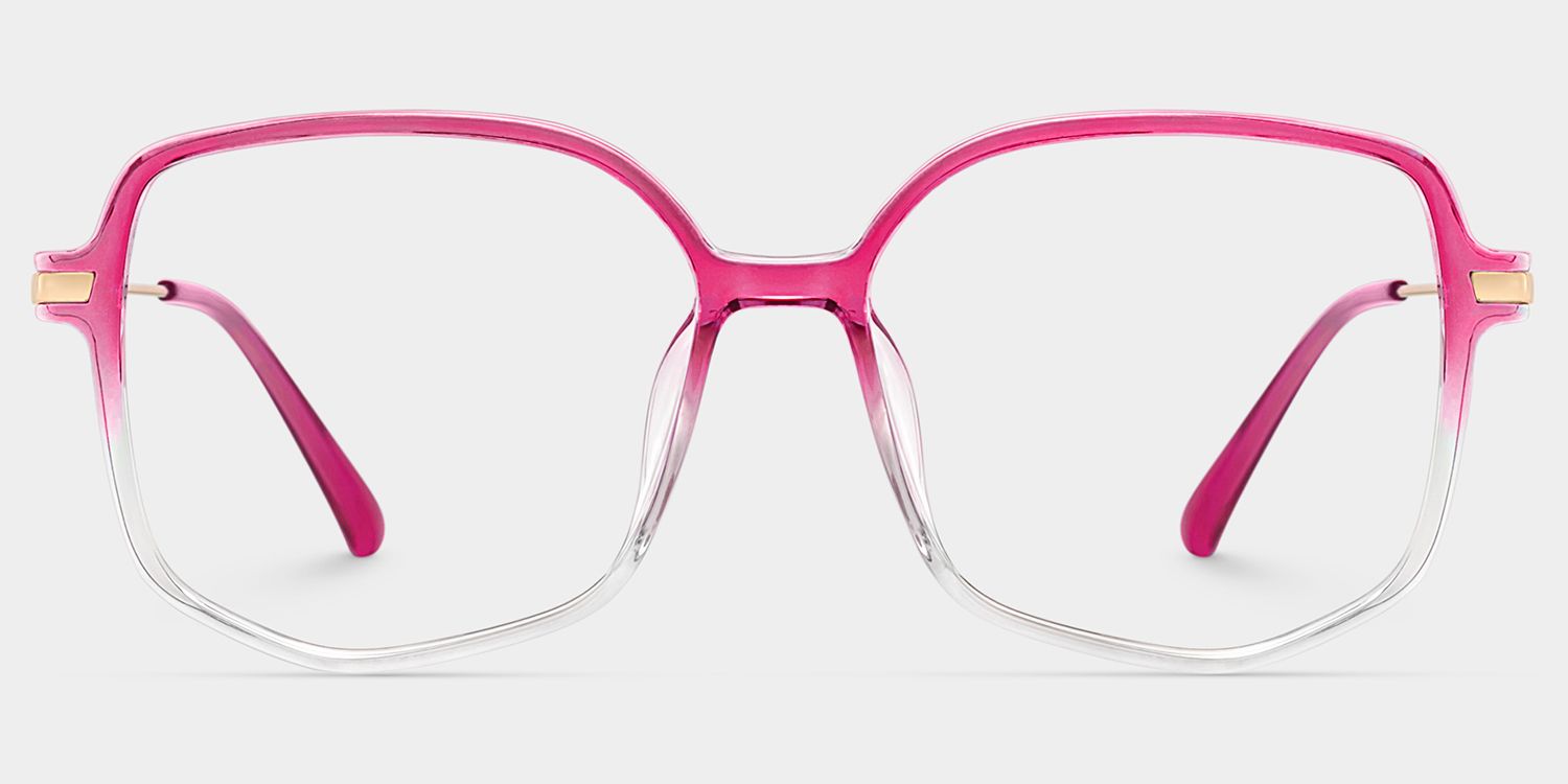 Payton Square Geometric Ombre Frame Glasses | Zeelool0