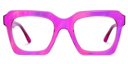 Rochester Square Rose Red Glasses0