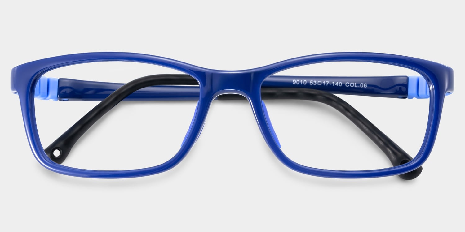 Brook Rectangle Blue Glasses