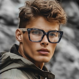 Cabdi Square Gray Glasses4