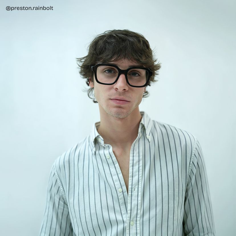 Parker Black Square Glasses