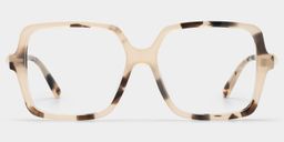 Elena Tortoise Square Glasses0