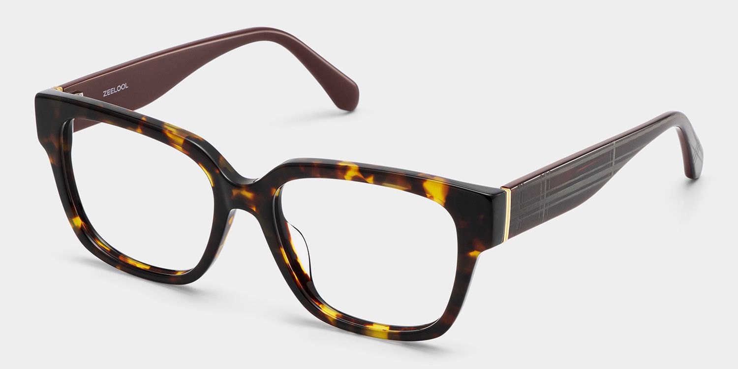 Blake Tortoise Square Glasses | Retro Campus Athleisure5