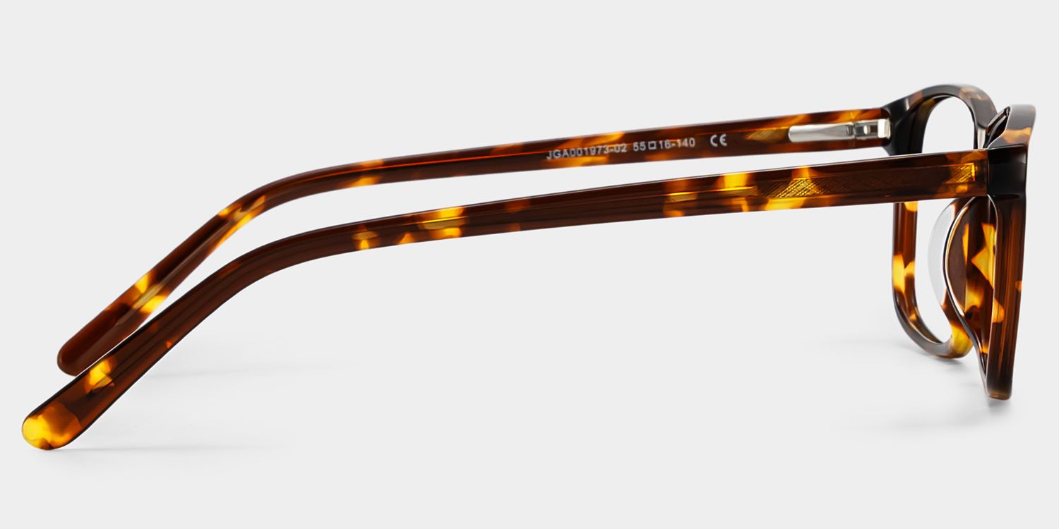 Connie Brown Rectangle Acetate Frame Glasses for Men | ZEELOOL