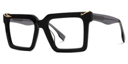 Dupree Square Black Glasses1