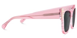 Minfia Square Pink Glasses4