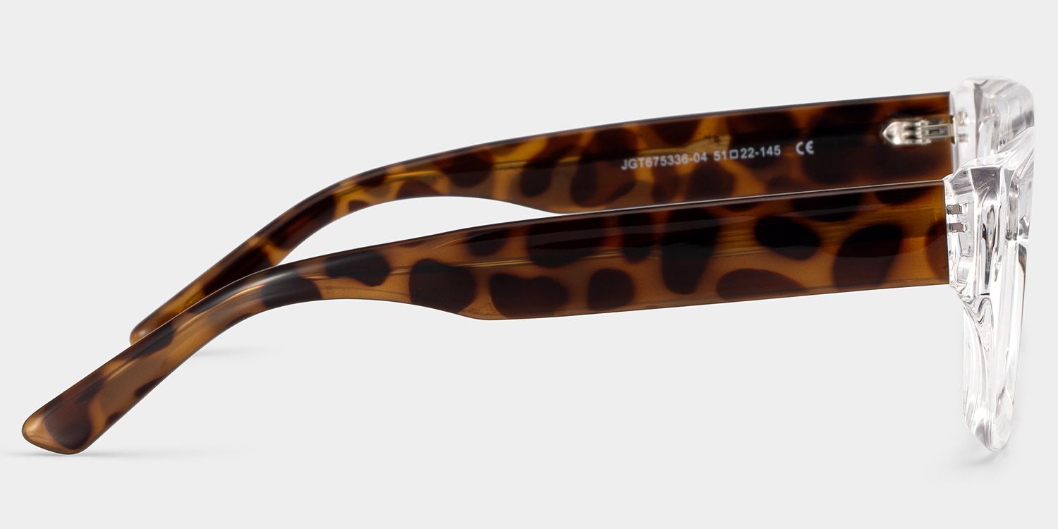 Orson wide rectangle frame glasses Online | ZEELOOL3