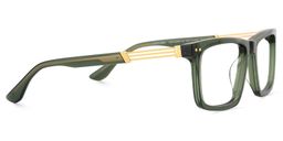 Emerson Rectangle Green Glasses4